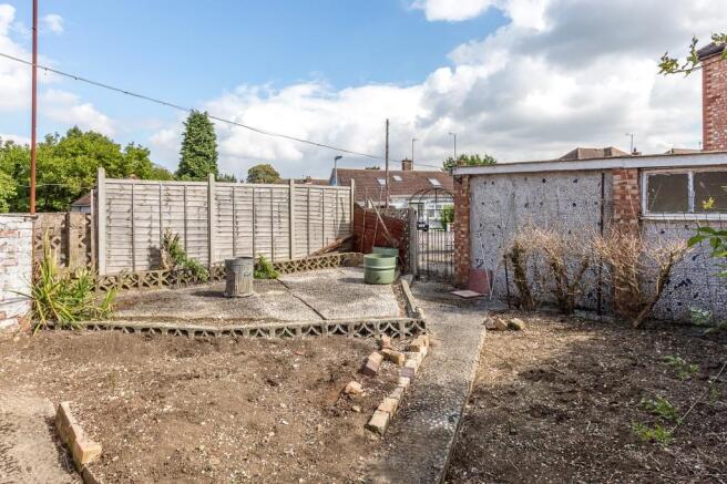 Rear garden