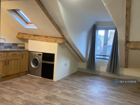 Main Room Kitchen Area And Dormer Window