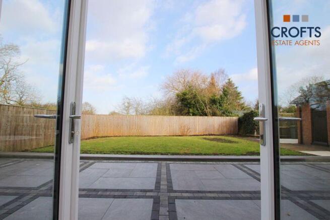 Garden view from lounge