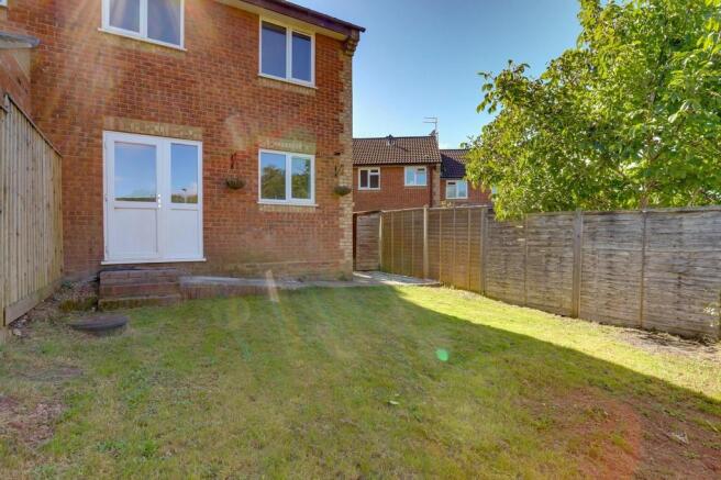 Rear of property