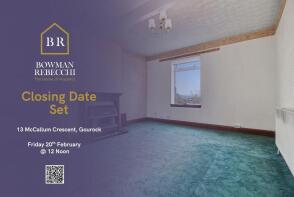 13, Mccallum Crescent, Gourock PA19 1PY