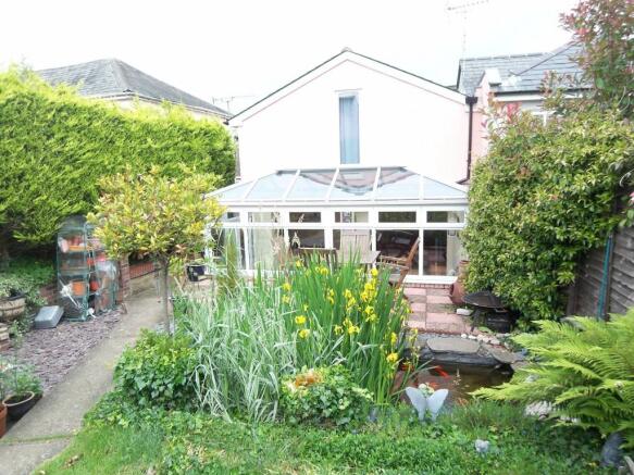 Rear of property