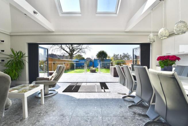 Kitchen-Dining-Living Space