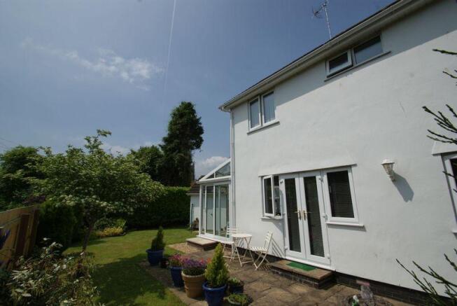Rear of property