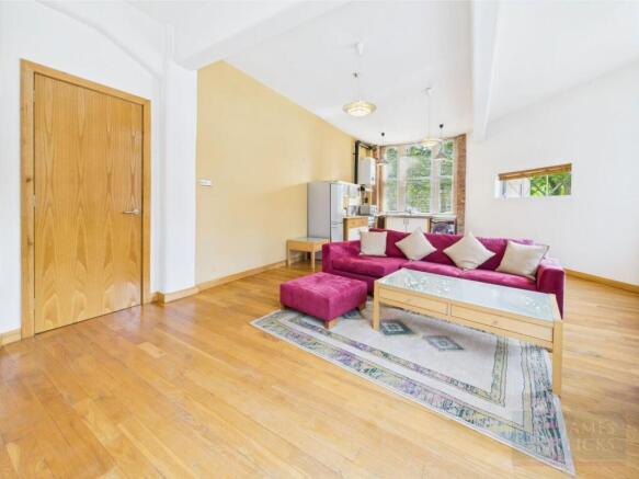 Open plan living area