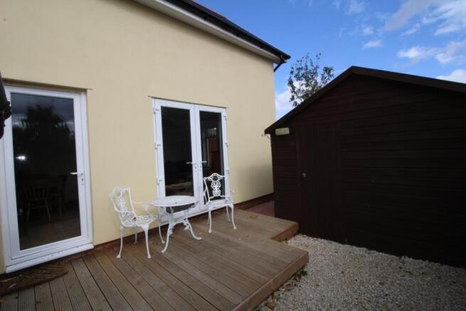 Rear patio