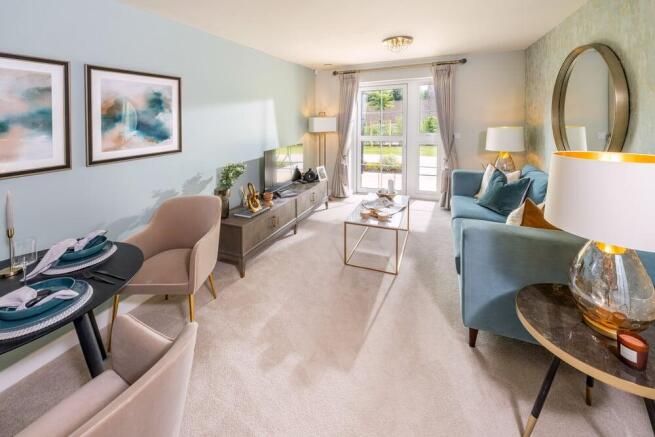 Show home living room