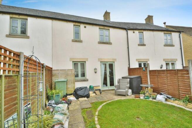 Rear view of property