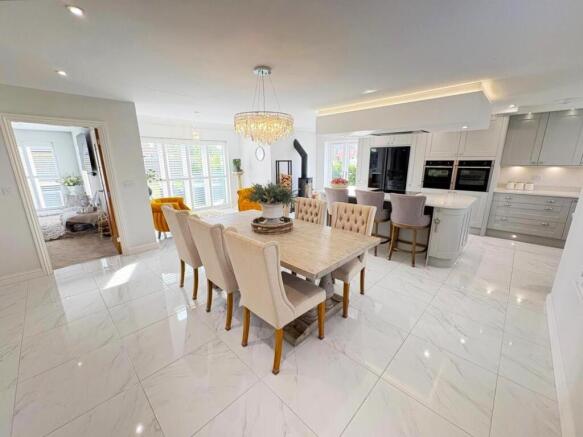 Kitchen/Dining/Living Space