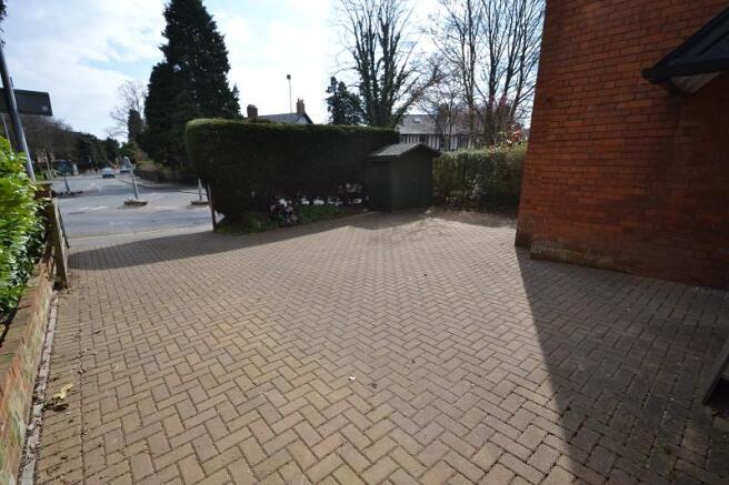 Driveway and entrance