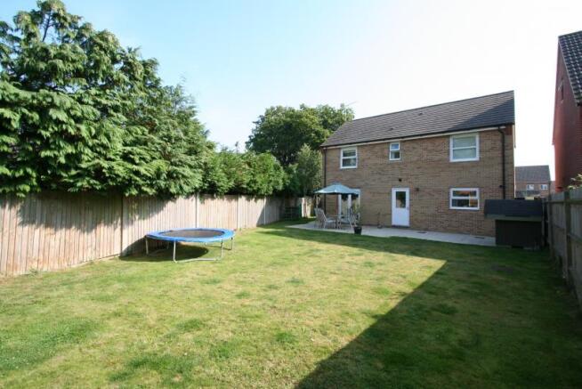 Rear of property