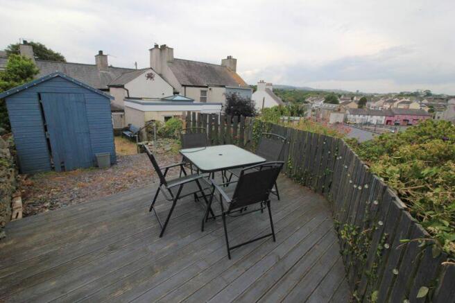 decking with view of Amlwch port square