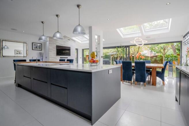 Open Plan Kitchen Dining Family Room