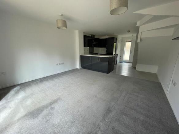 Kitchen/Living/Dining Area