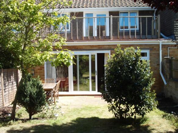 rear of property