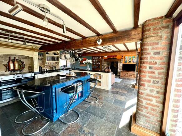 Open Plan Kitchen and Sitting Room