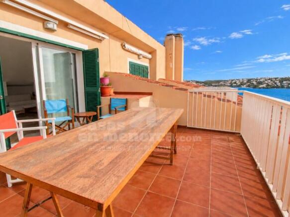 Duplex flat on the seafront in Es Castell