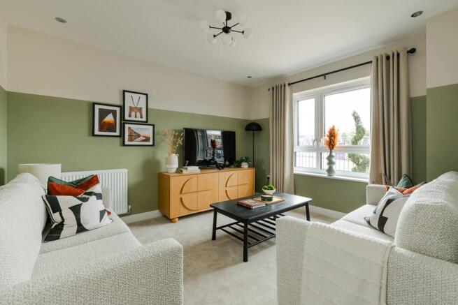 A cosy living room to unwind and relax