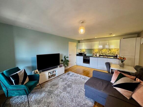 open plan lounge ...