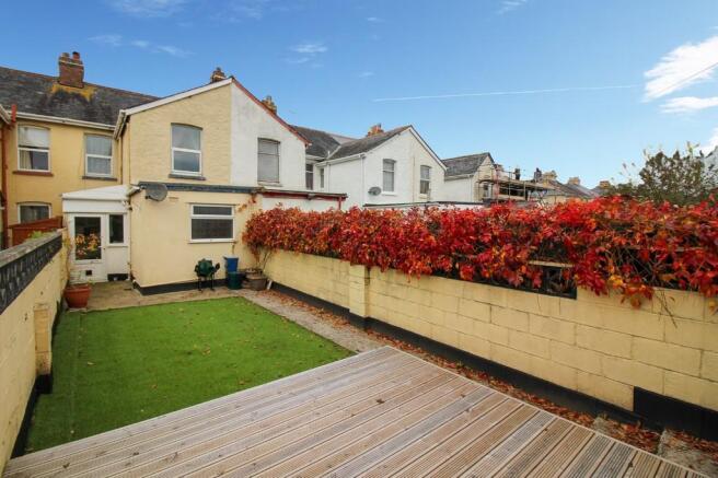 Rear of property