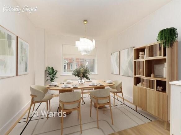 Staged Kitchen Diner