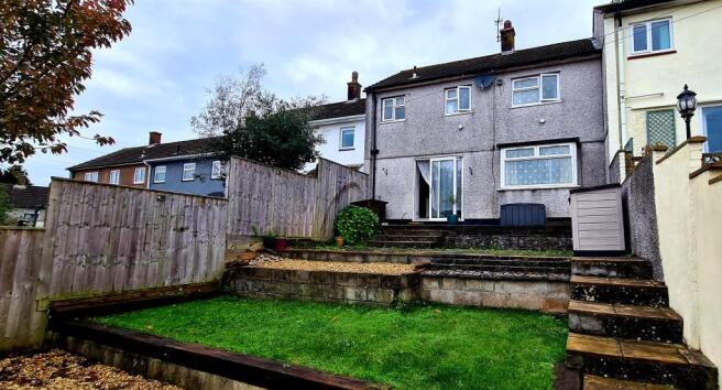 Rear of property