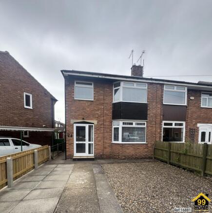 3-bed semi-detached on Cherry Garth, Beverley, East Riding of Yorkshire, HU17, £184,950