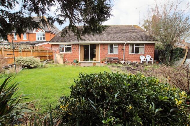 Rear of property