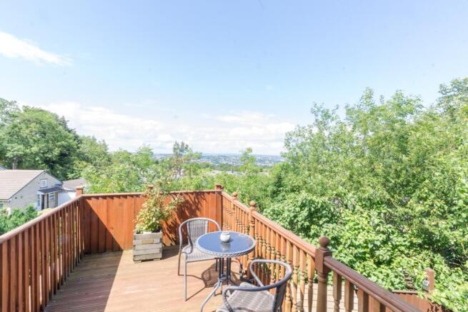 View from Decking