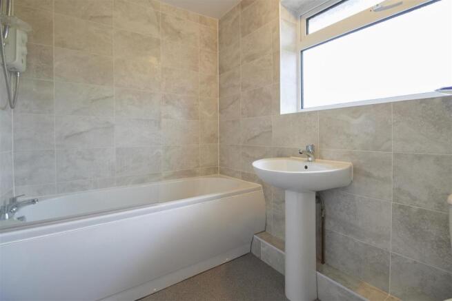 Refitted bathroom to rear