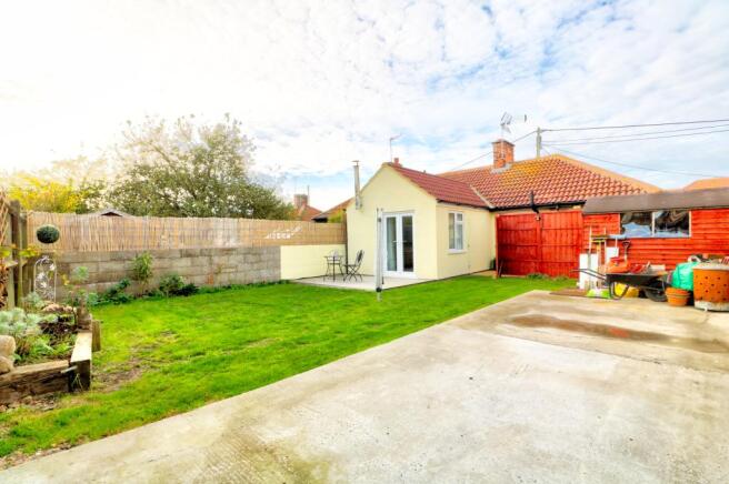 Rear garden