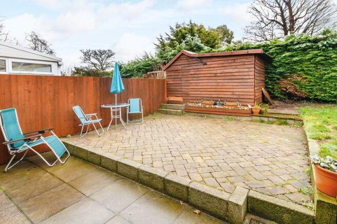 Rear garden an...