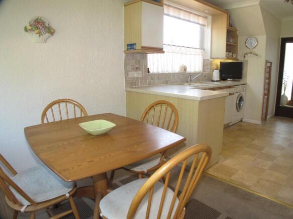 Dining from kitchen