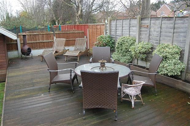 Raised Decked Area