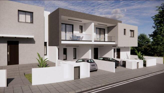 Front of Townhouses