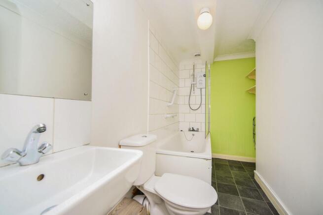 Bathroom with a show