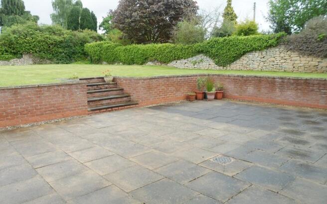 Patio seating area