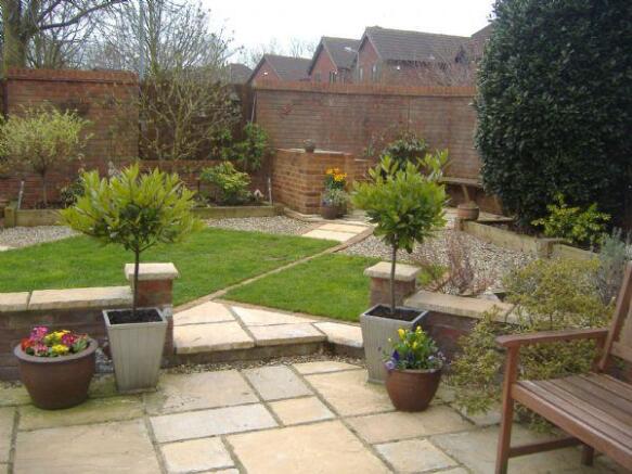 Private rear garden