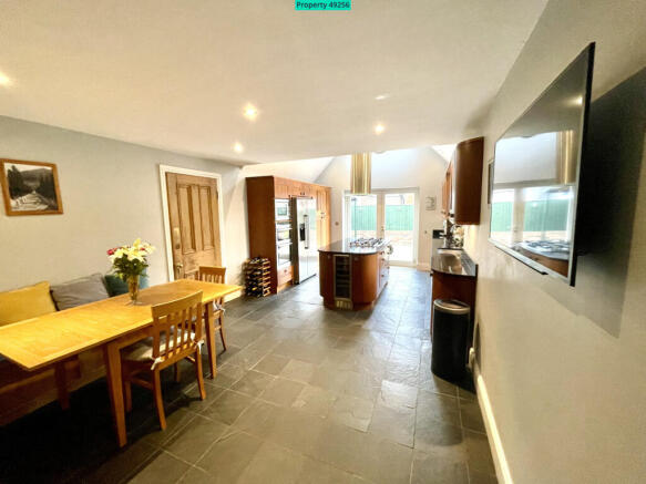 Open plan kitchen