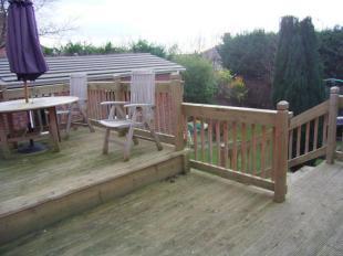REAR DECKED AREA