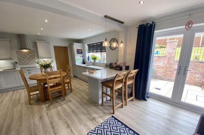 open plan kitchen