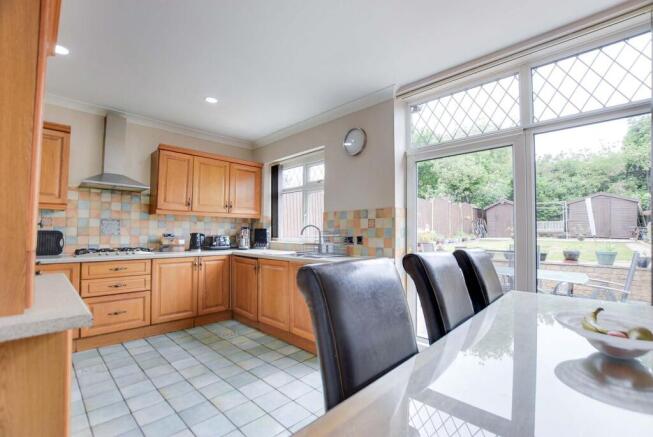 Extended L-Shaped Kitchen Dining Room