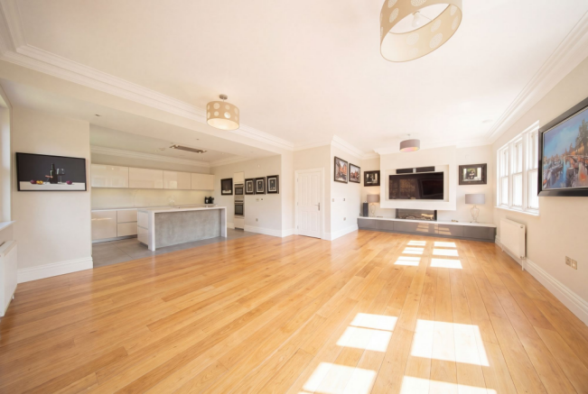 Kitchen/Living Area Unfurnished