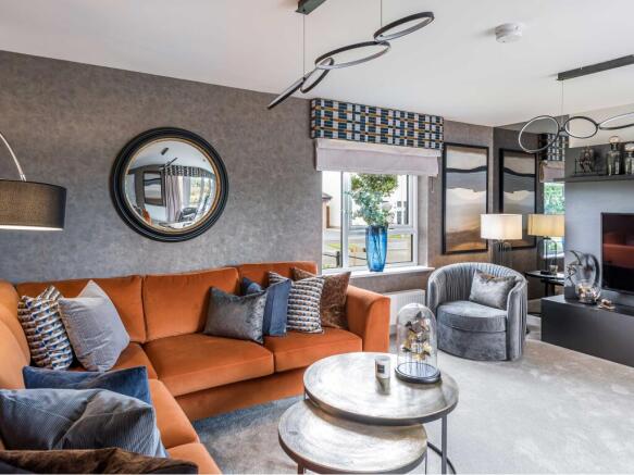 Image of lounge in 4 bedroom Brechin house type