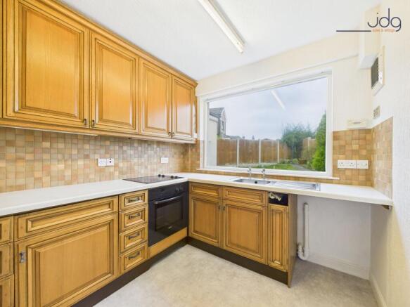 Kitchen with attached pantry