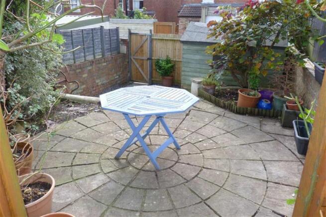 Additional patio area