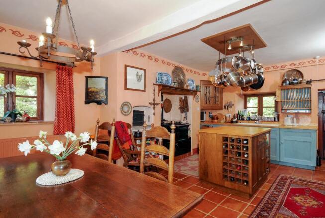 Farmhouse kitchen with Aga