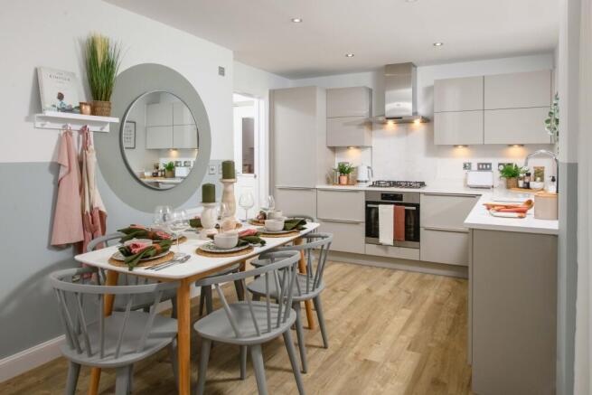 Internal view of The Holden dining kitchen
