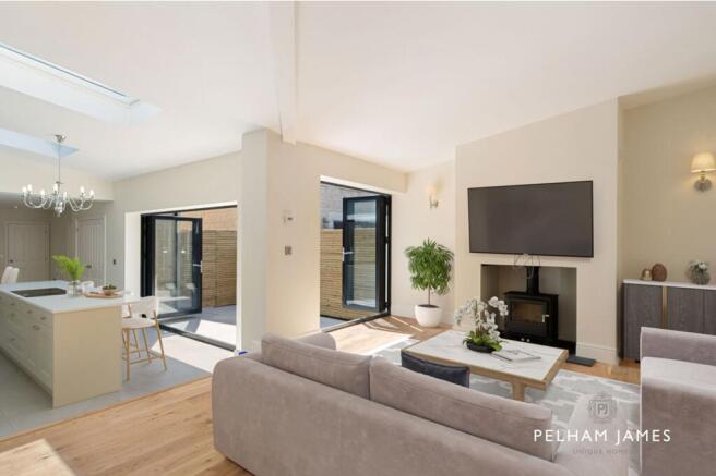 Sitting Room, 26a St. Leonards Street, Stamford, Virtually Staged