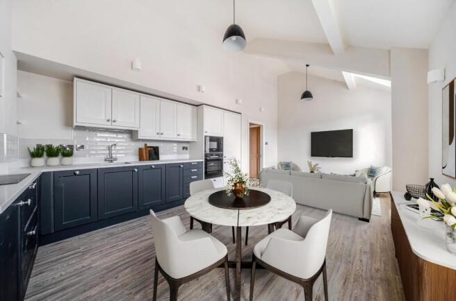 EweMove Harrogate Apt Three Living Kitchen